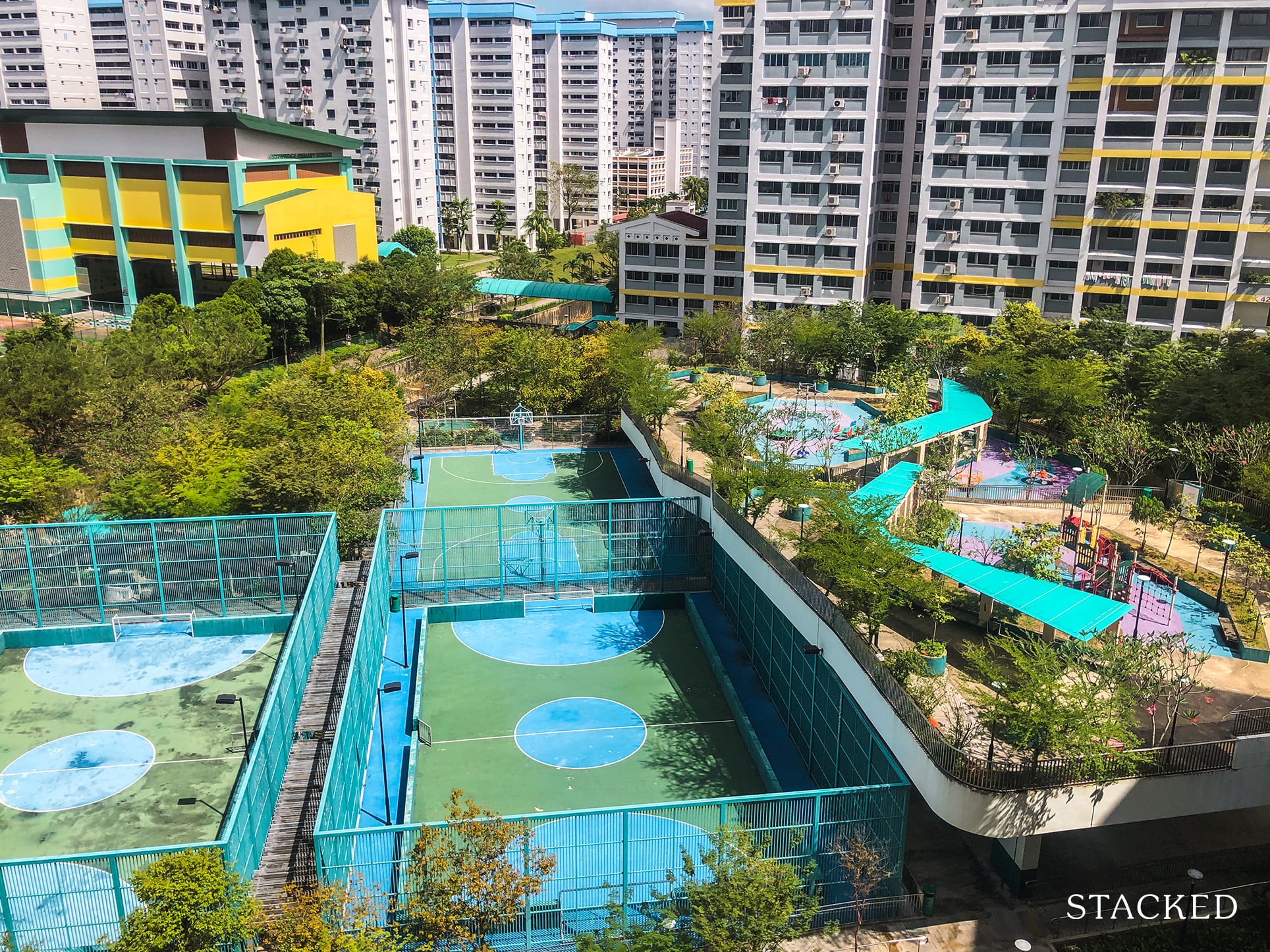 Fajar HDB 94 top view of amenities