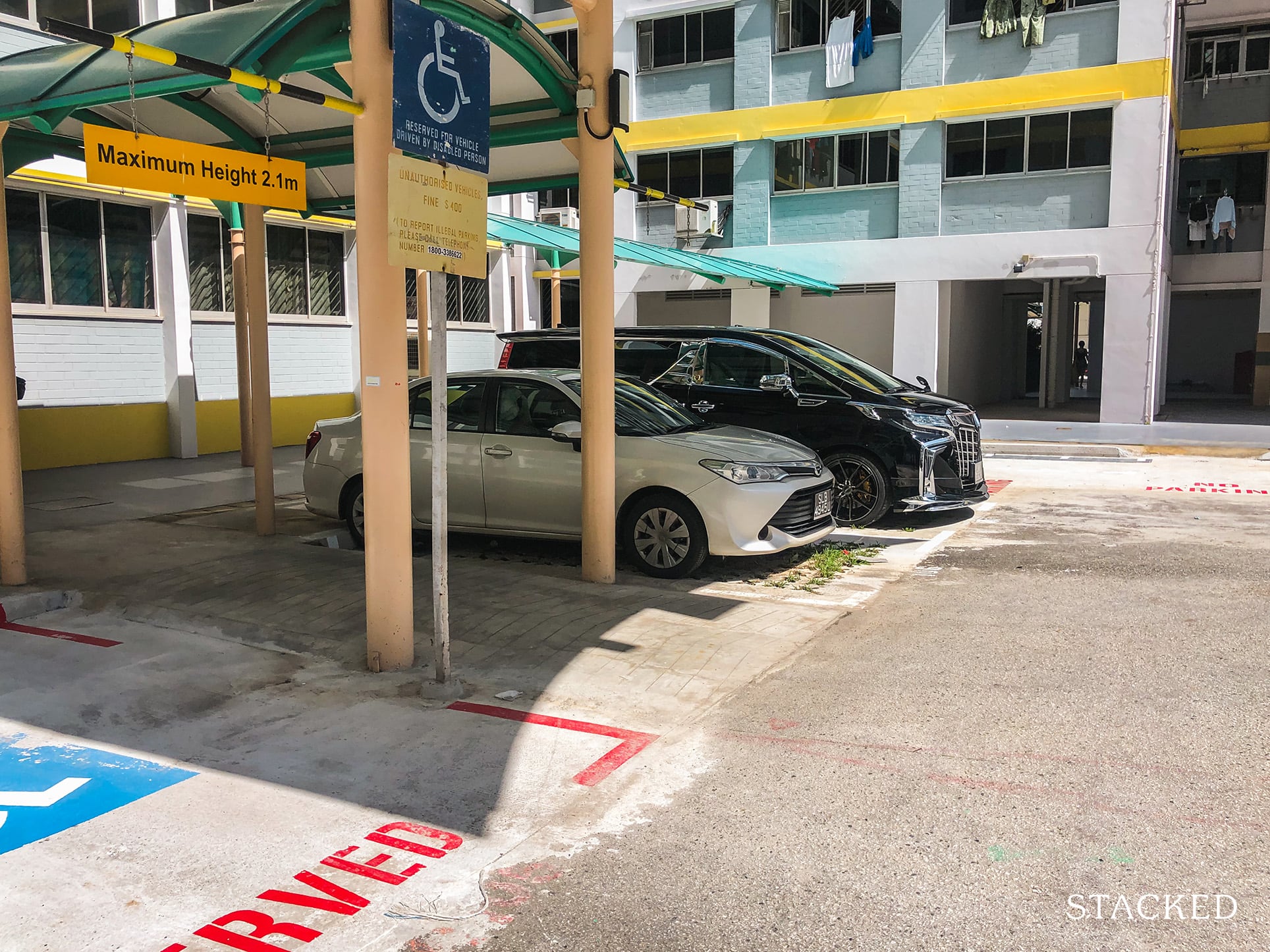 Fajar HDB 61 PWD parking