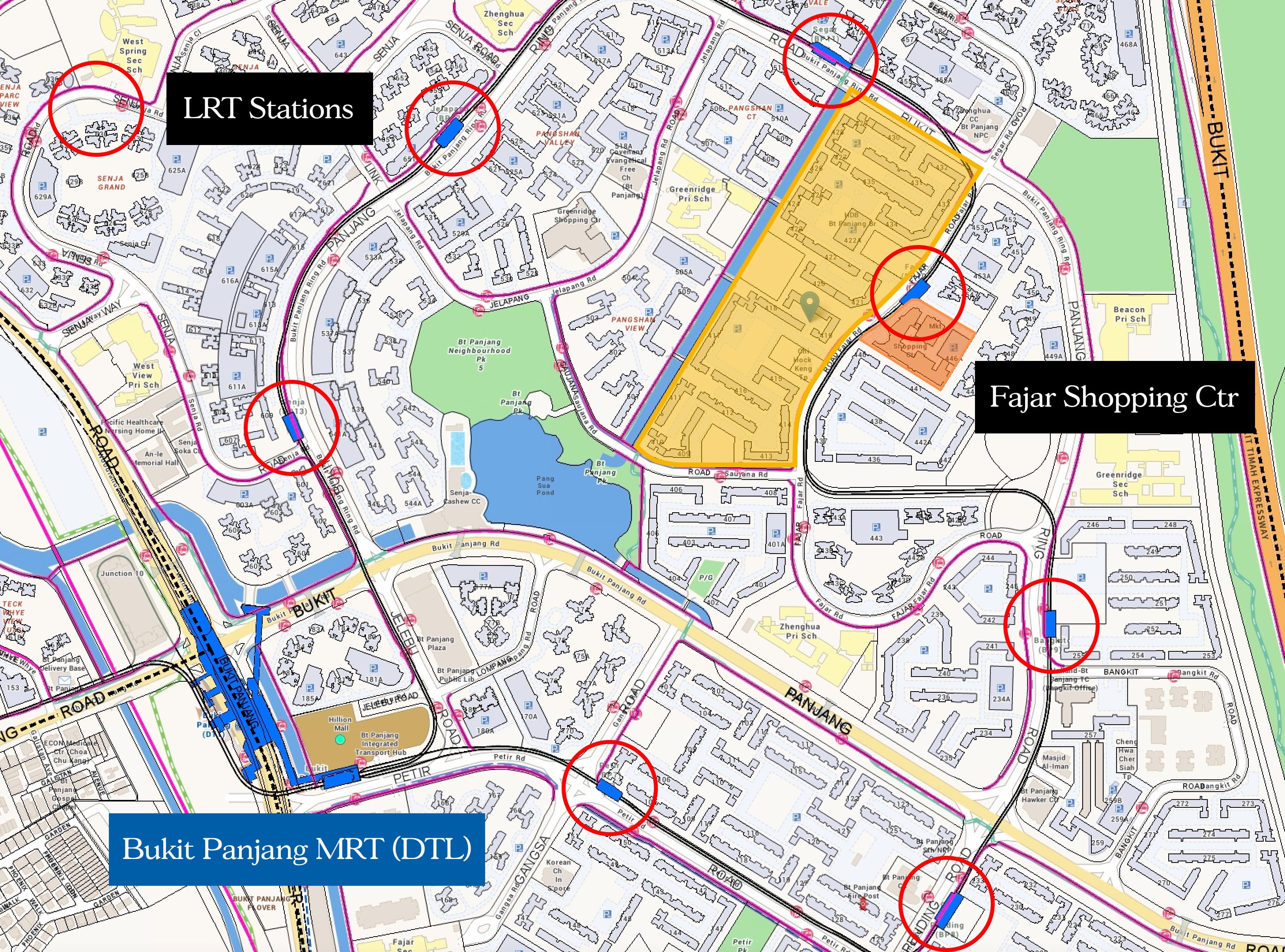 Fajar HDB Location