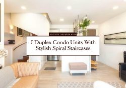 5 Duplex Condo Units With Stylish Spiral Staircases