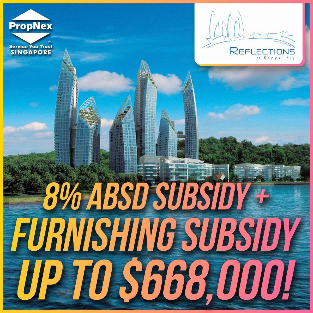 Reflections At Keppel Bay 8 ABSD Furnishing Subsidy Up to 668000