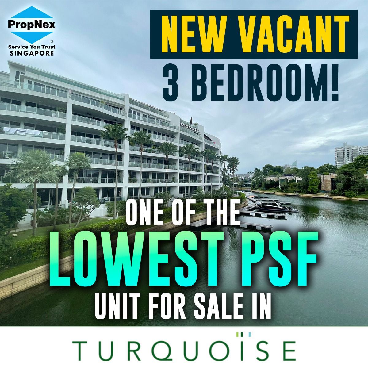 Turquoise lowest PSF