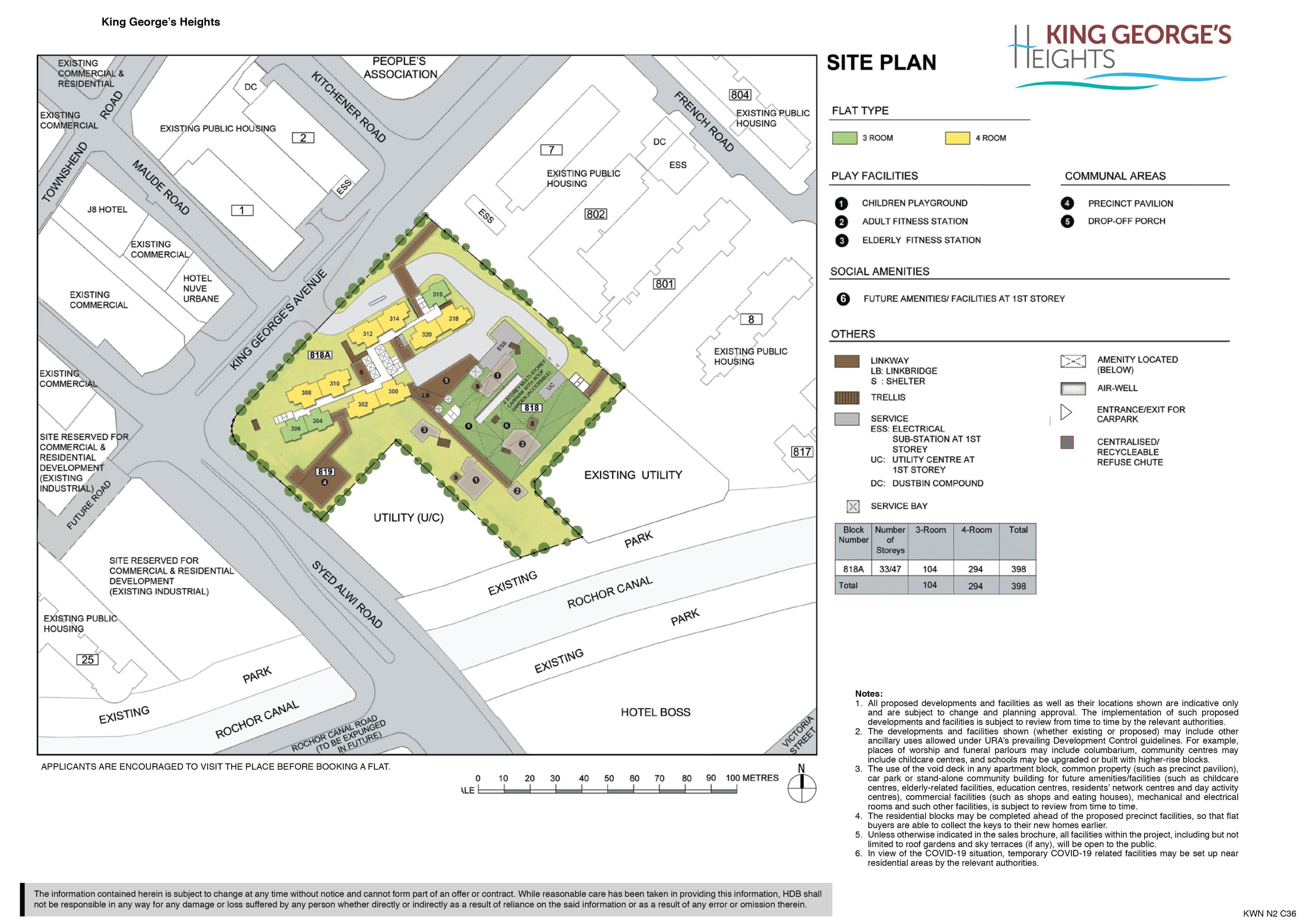 King George's Heights Site Plan