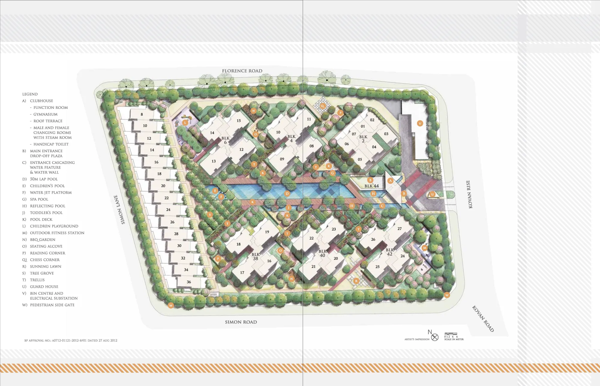 kovan regency siteplan