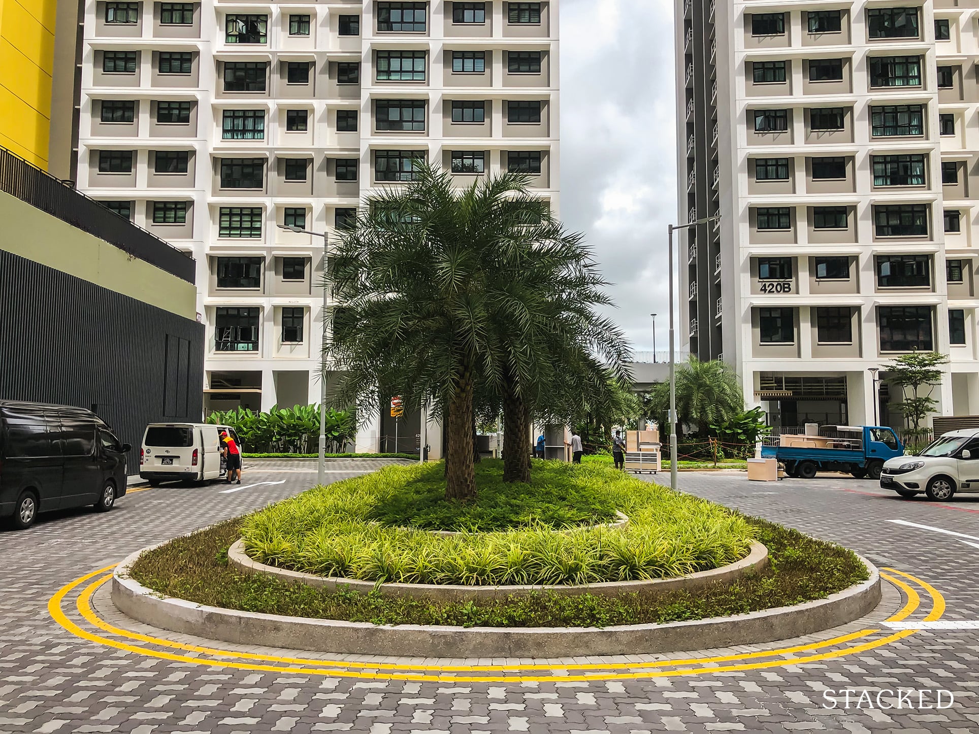 Waterfront ii Punggol Northshore 123 drop off roundabout