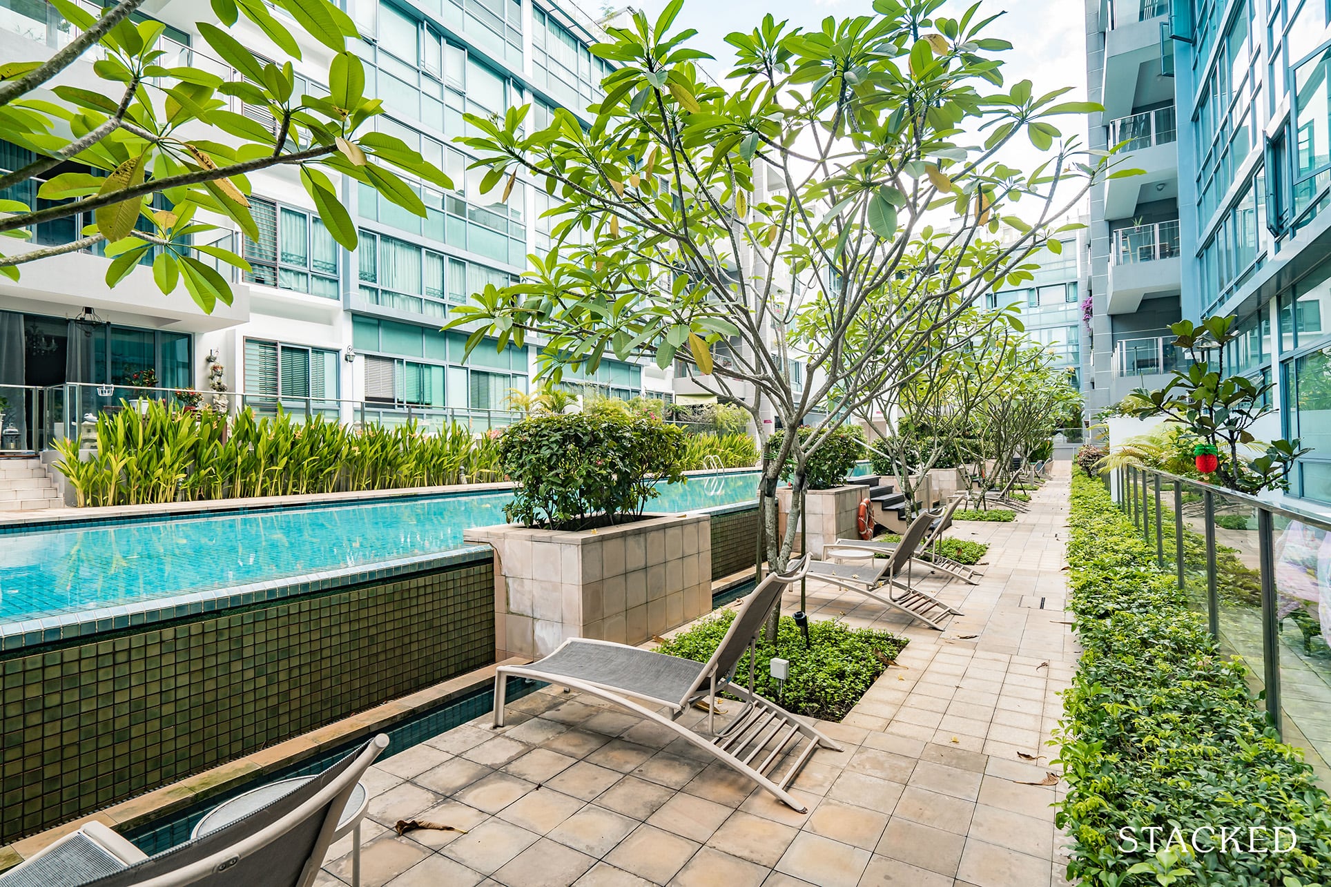 the sixth avenue residences pool side