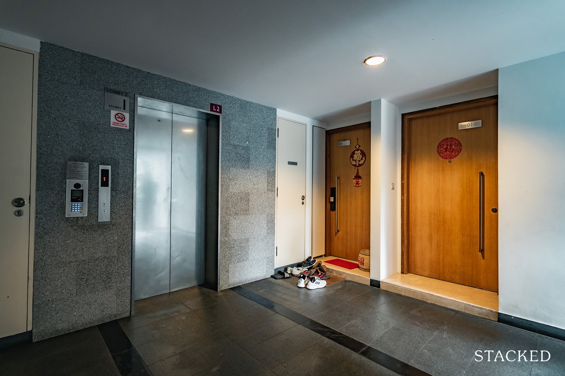 the sixth avenue residences lift lobby 1