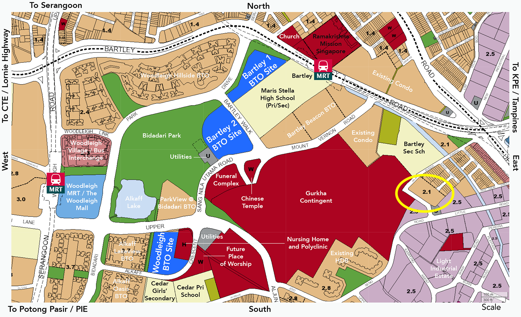 ura master plan hdb bidadari feb 2021 bto map