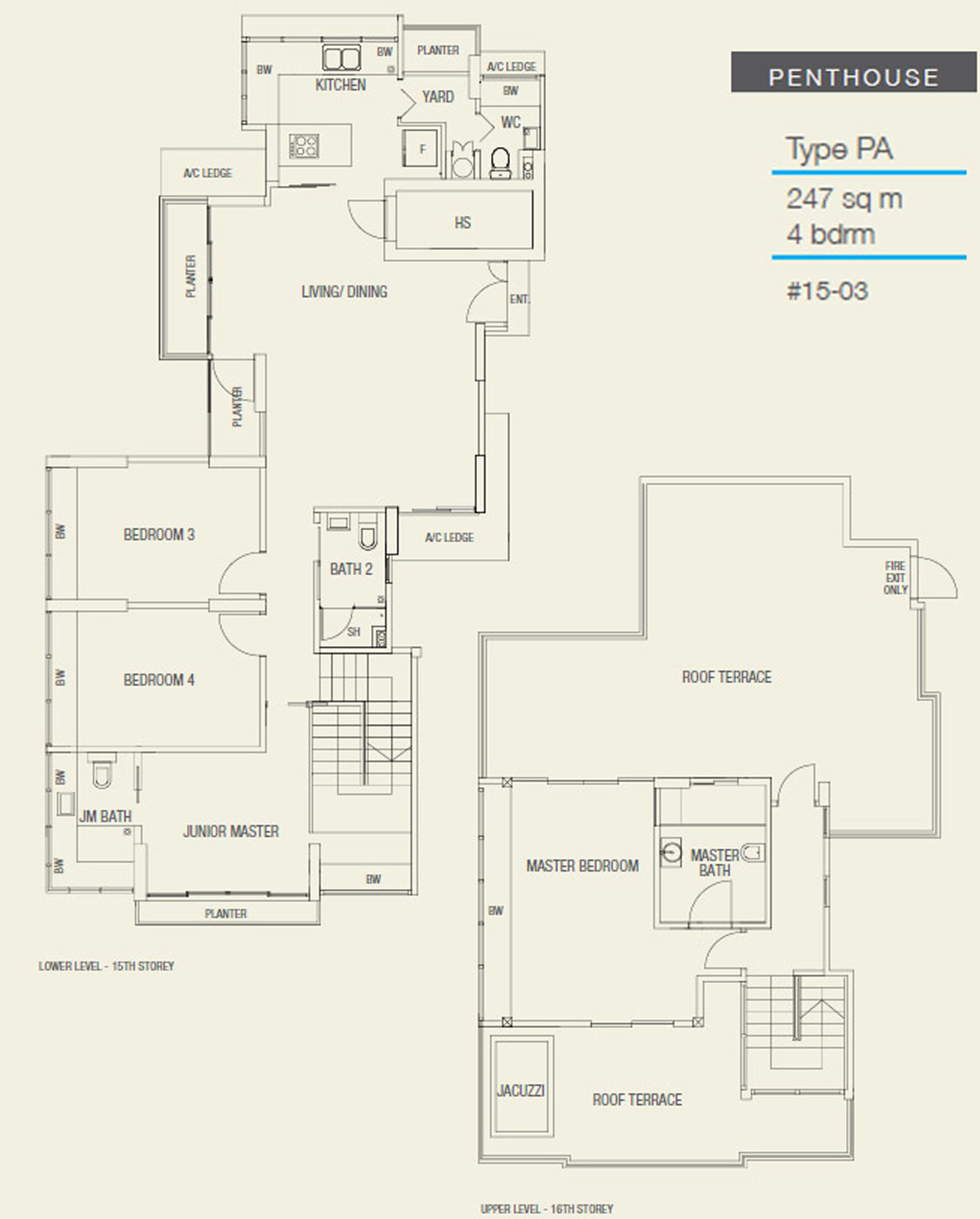 Riverside Melodies Penthouse Unit