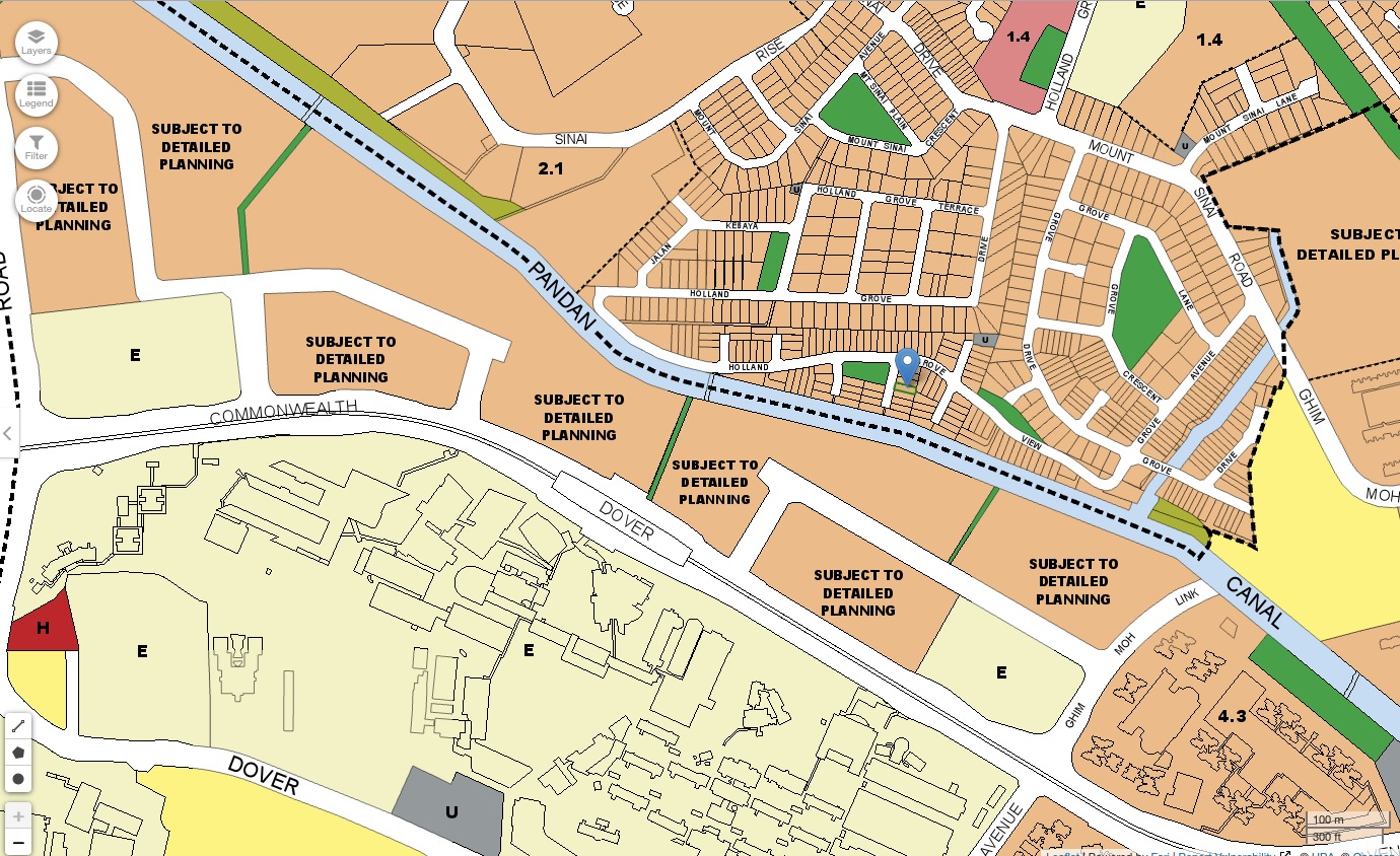 holland grove map