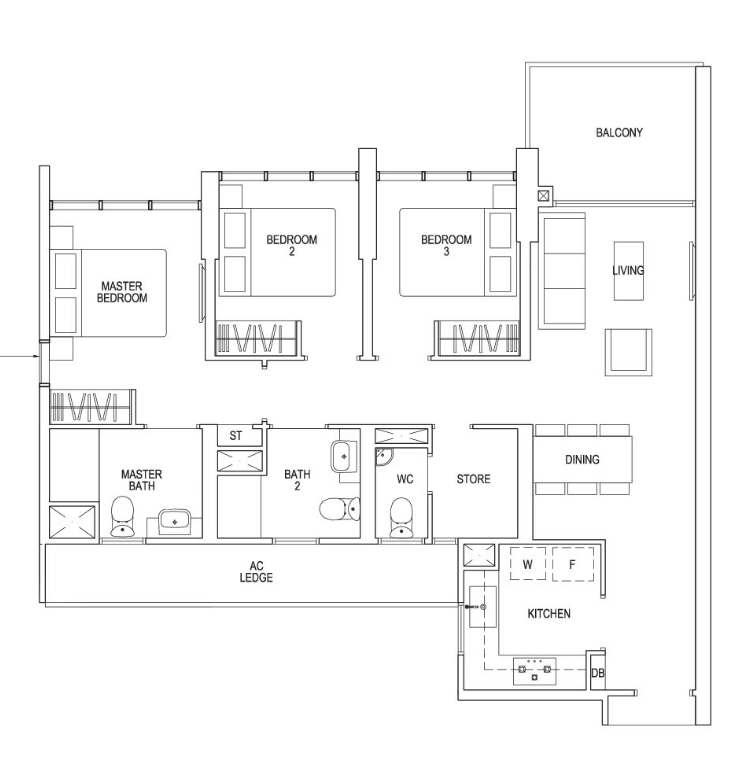 parc riviere layout