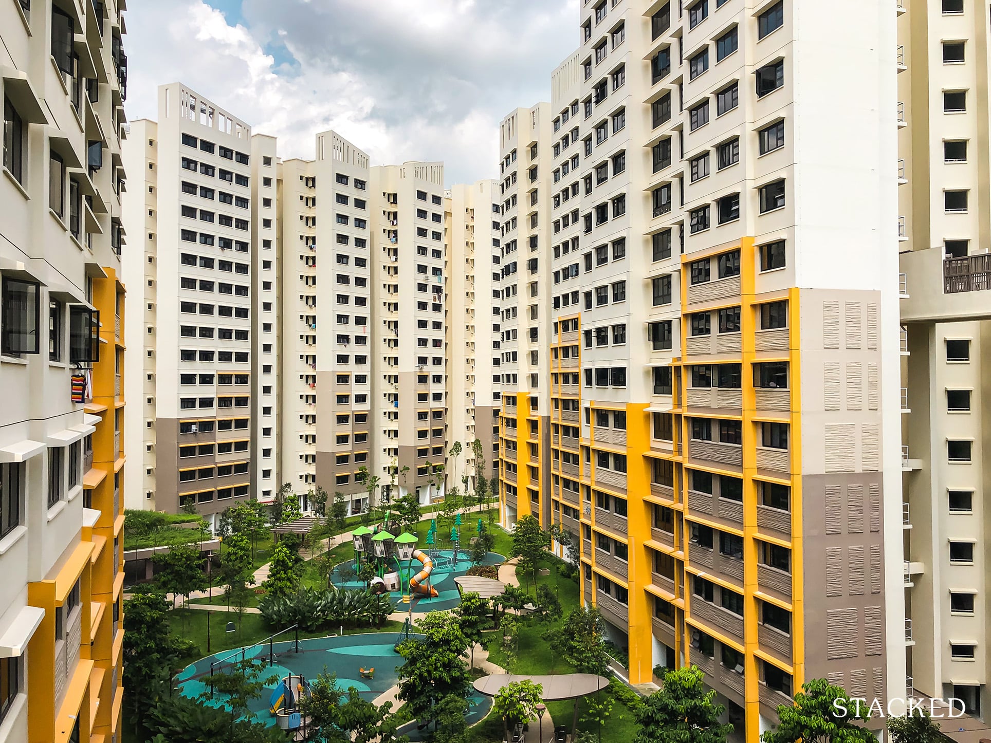 West Plains @ Bukit Batok top view playground facilities