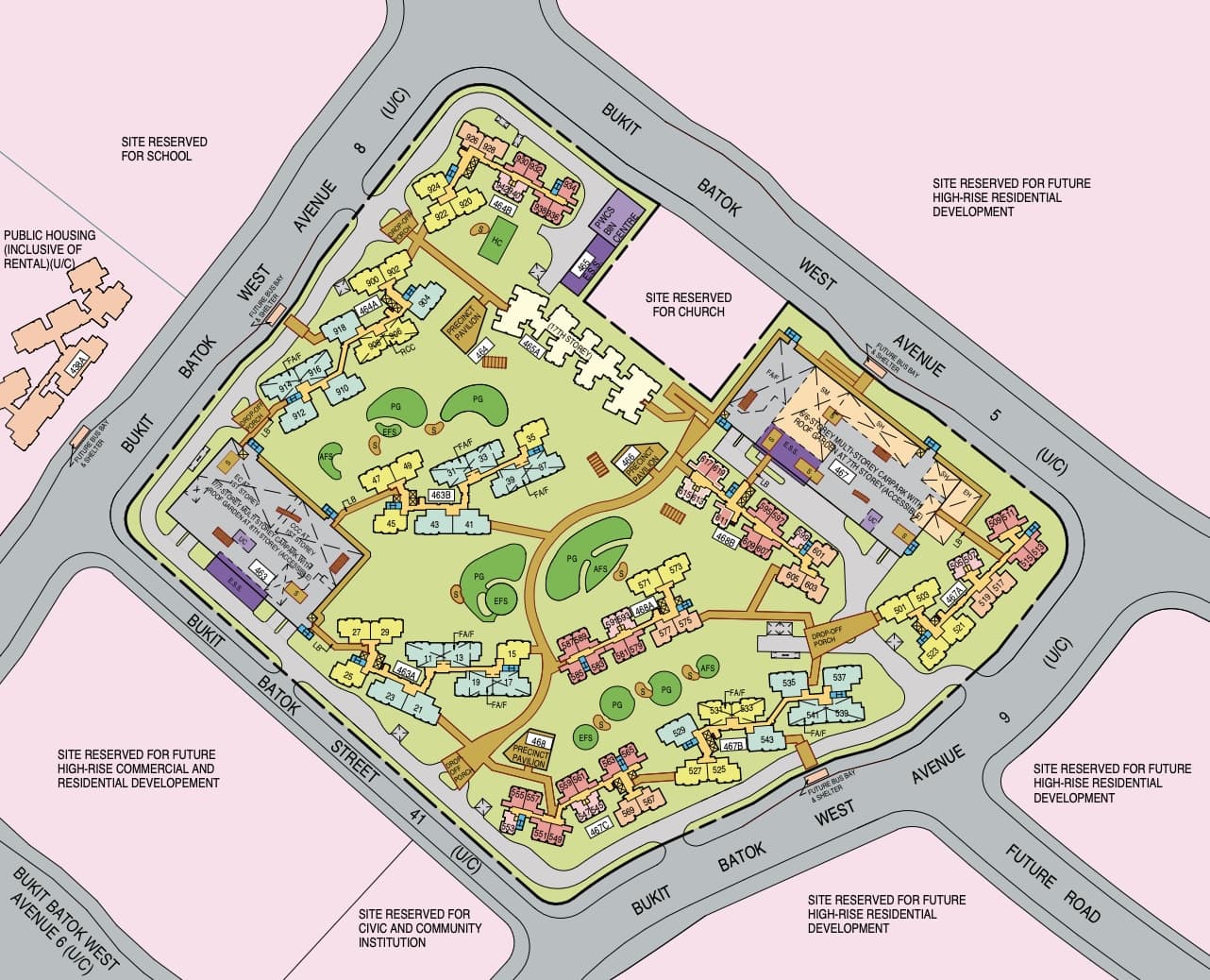 West Plains @ Bukit Batok Site Plan