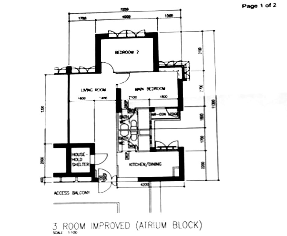 unique hdb layout 1 1