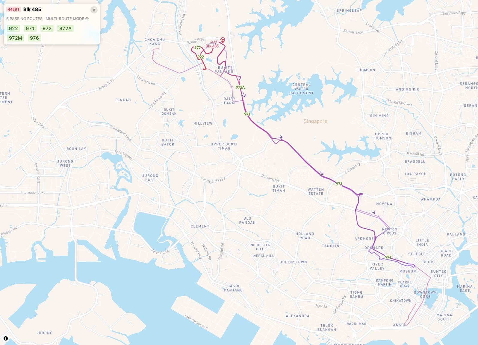 senja bus route