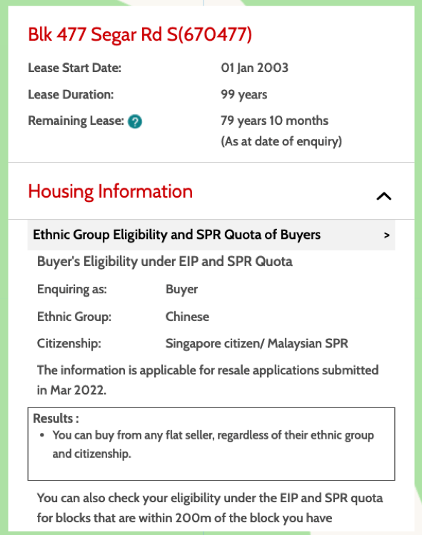 Housing Info