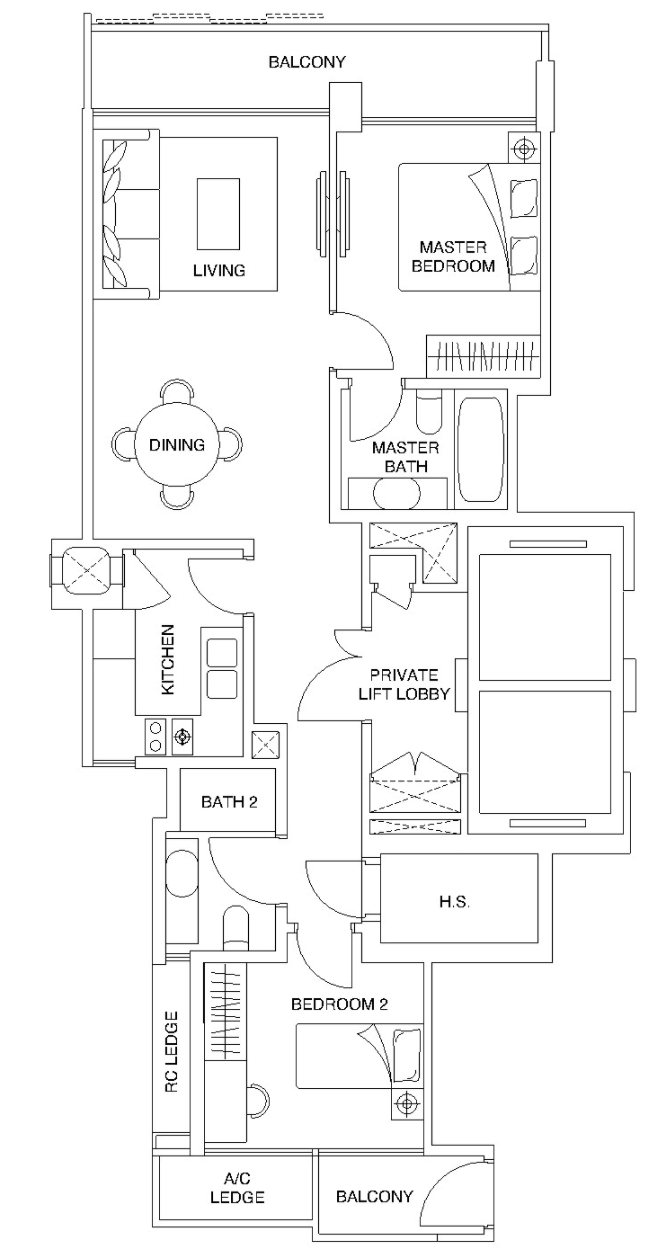 Thomson Grand 2 bedder