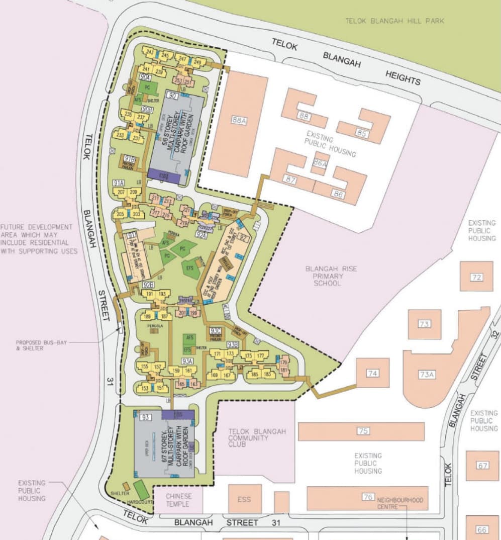 Telok Blangah Parcview Site Plan