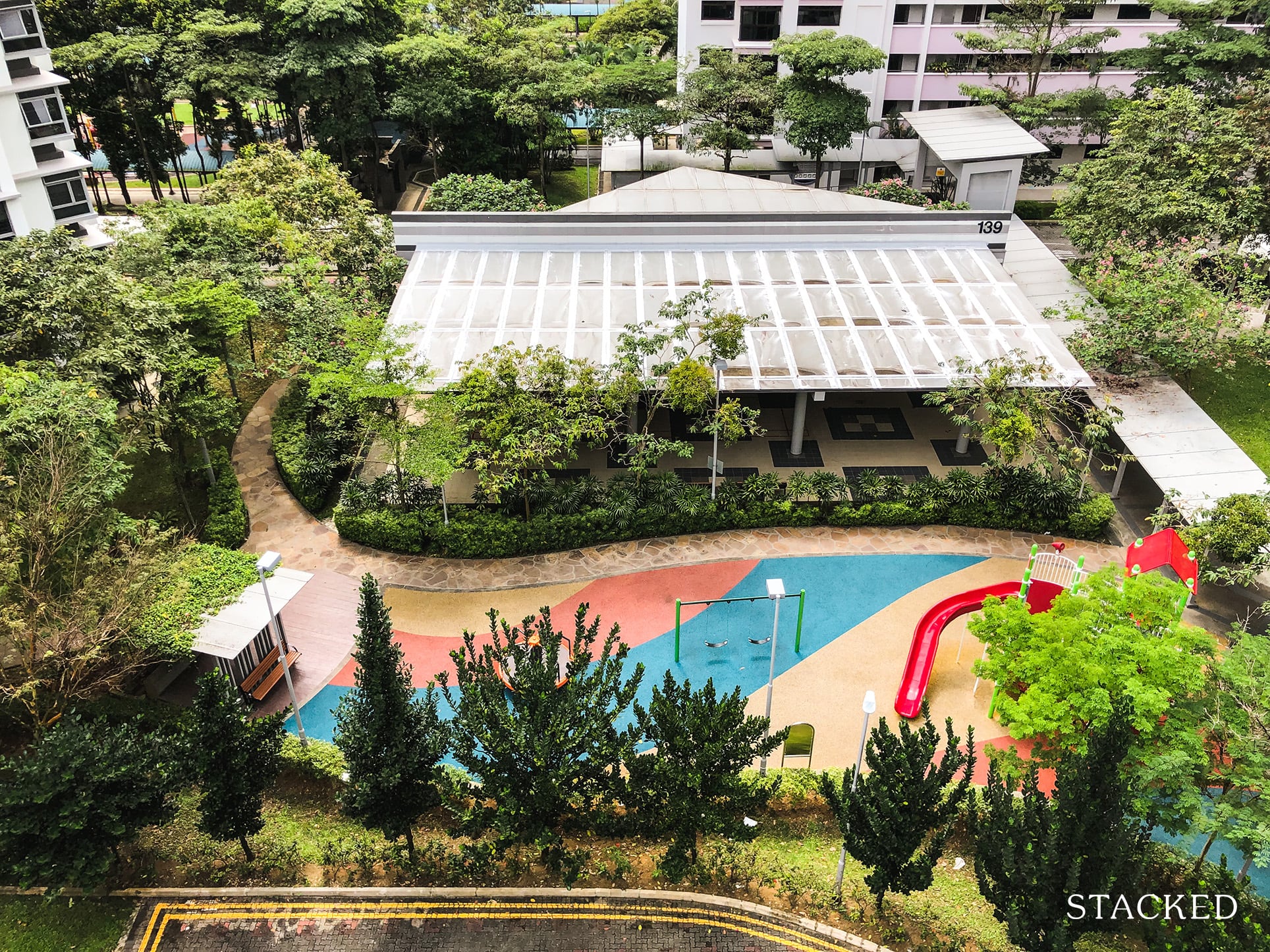 The Peak @ Toa Payoh top view playground