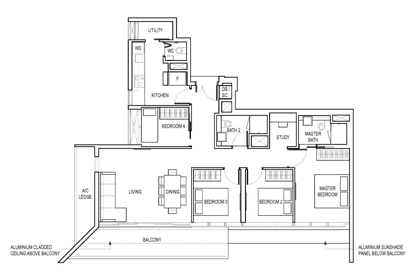 Amber Park 4 bedroom plus study