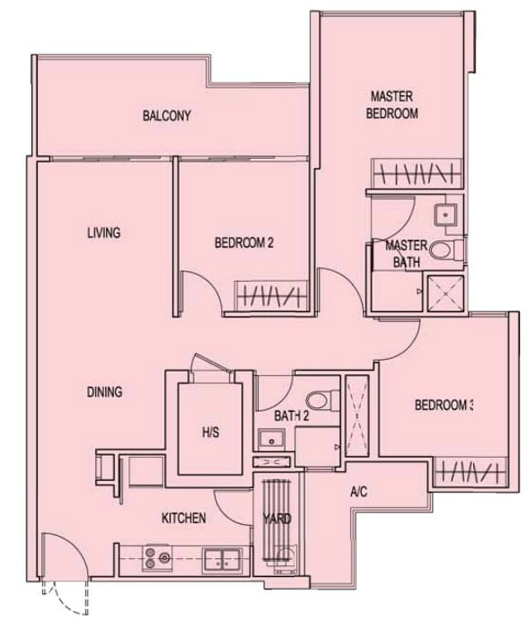 belvia dbss 4 room floor plan