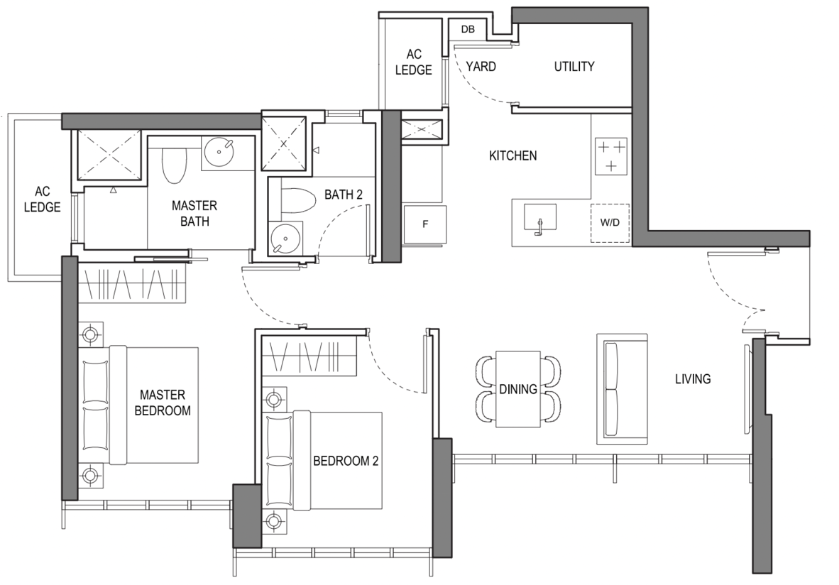 liv@mb 2 bedroom floorplan