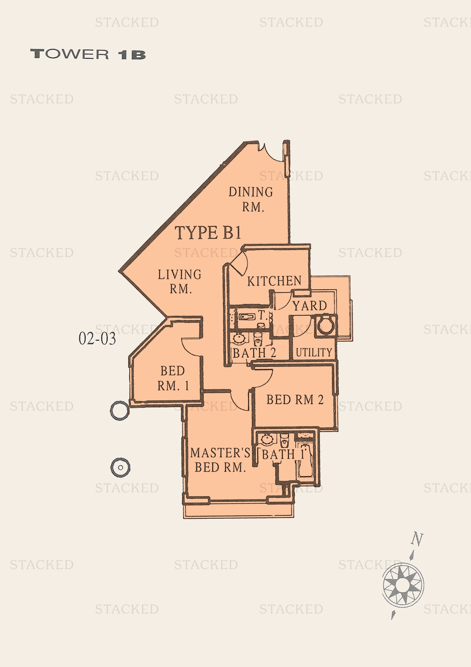 The Bayshore floor plan 108