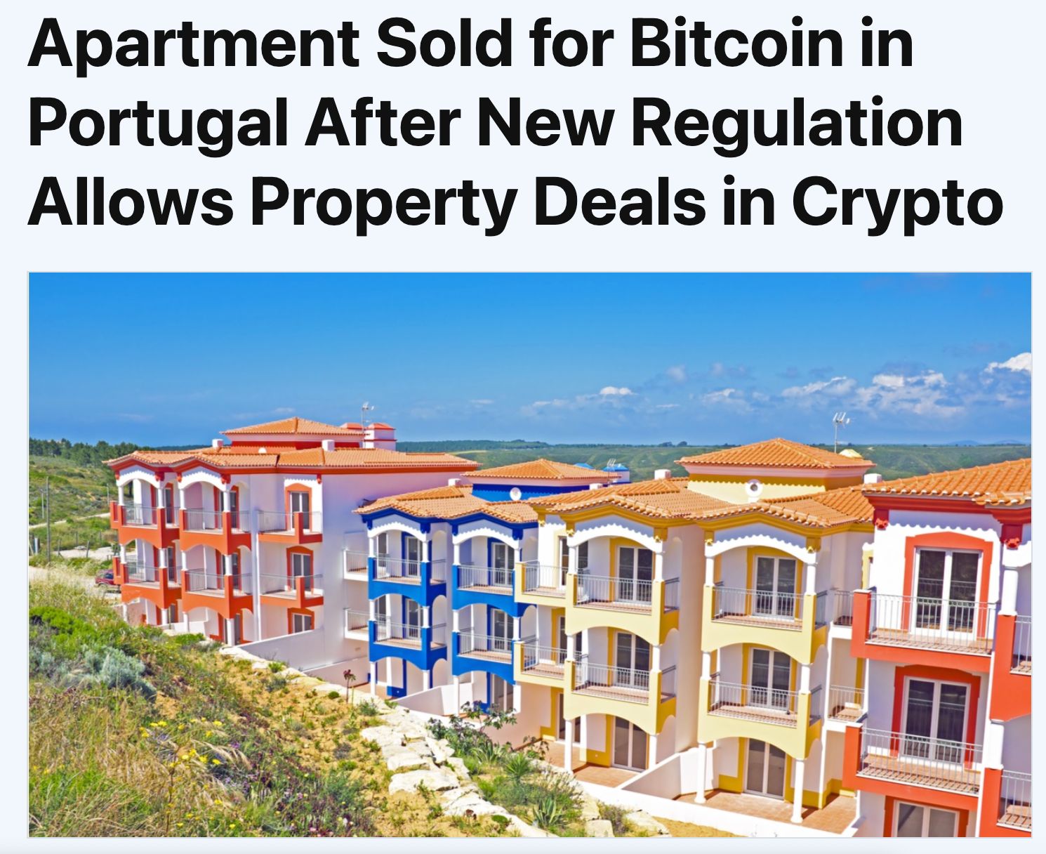 portugal property bitcoin