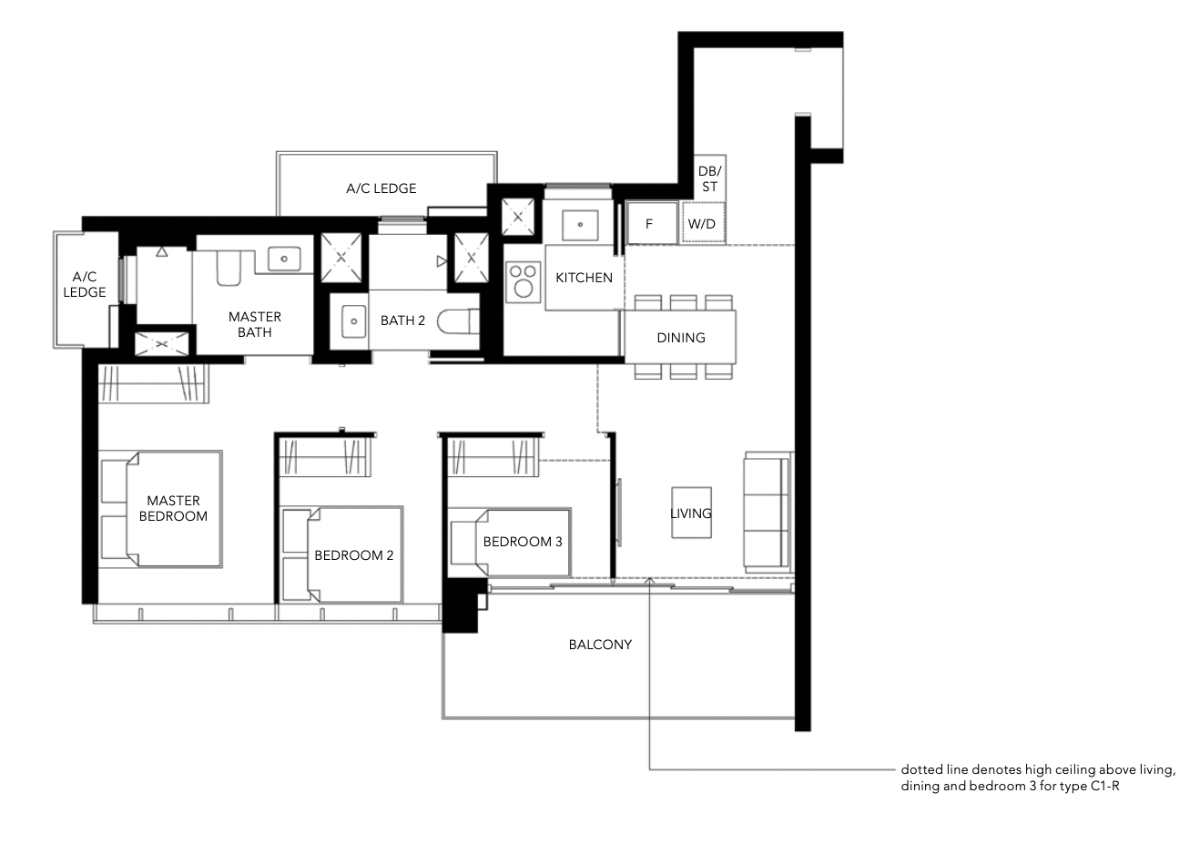 margaret ville 3 bedroom floorplan