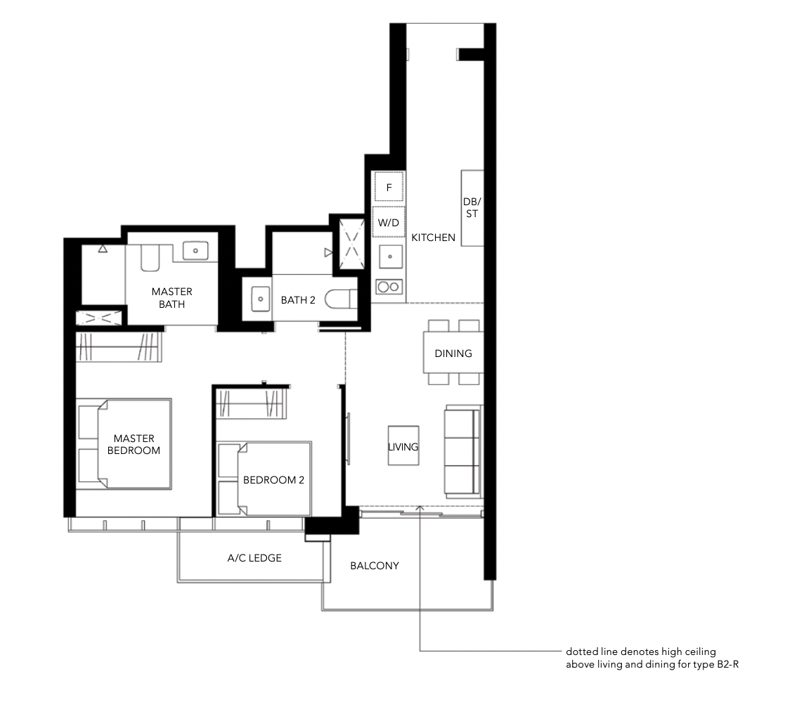 margaret ville 2 bedroom floorplan 1