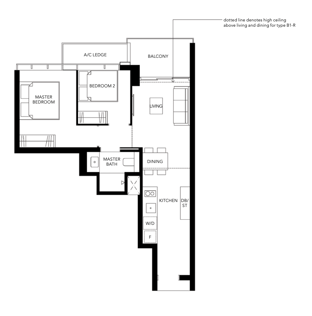 margaret ville 2 bedroom floorplan