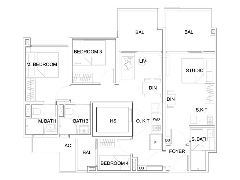 uptown @ farrer dual key