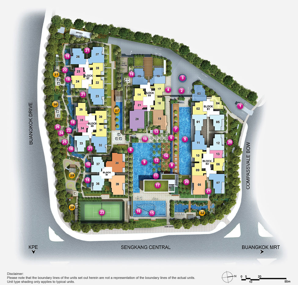 jewel buangkok site plan