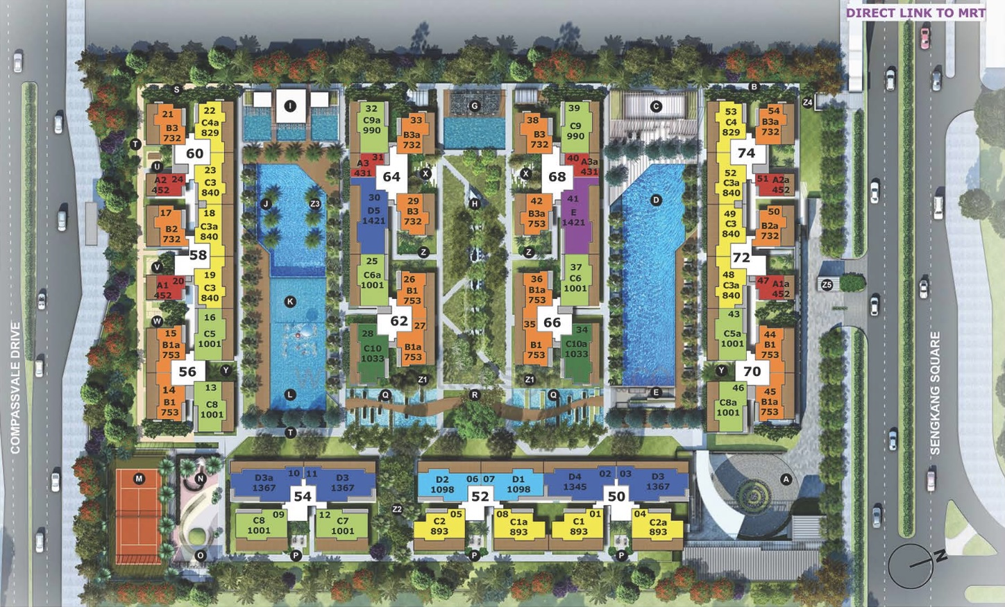 la fiesta site plan