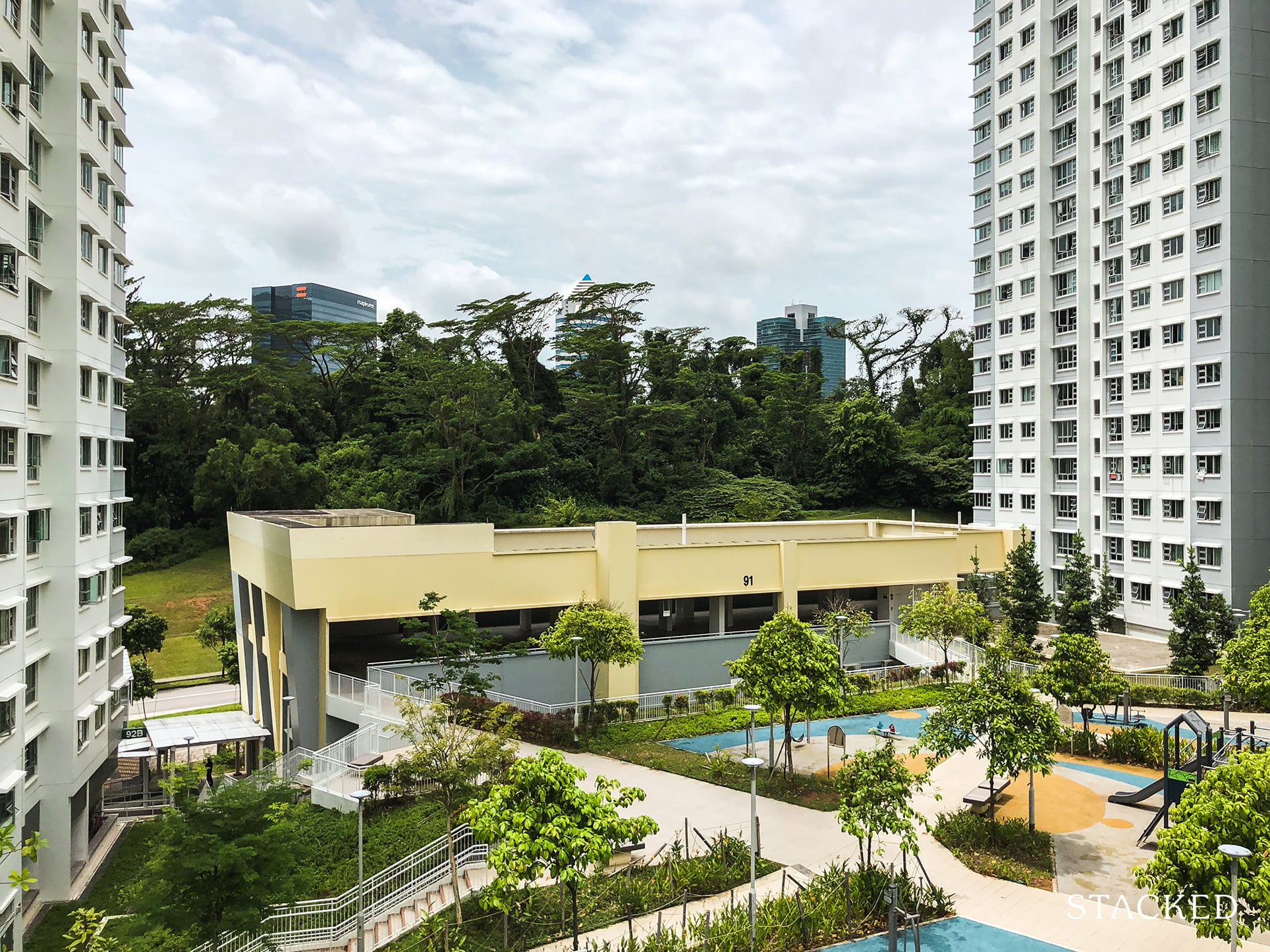 Telok Blangah Parcview top view rooftop garden