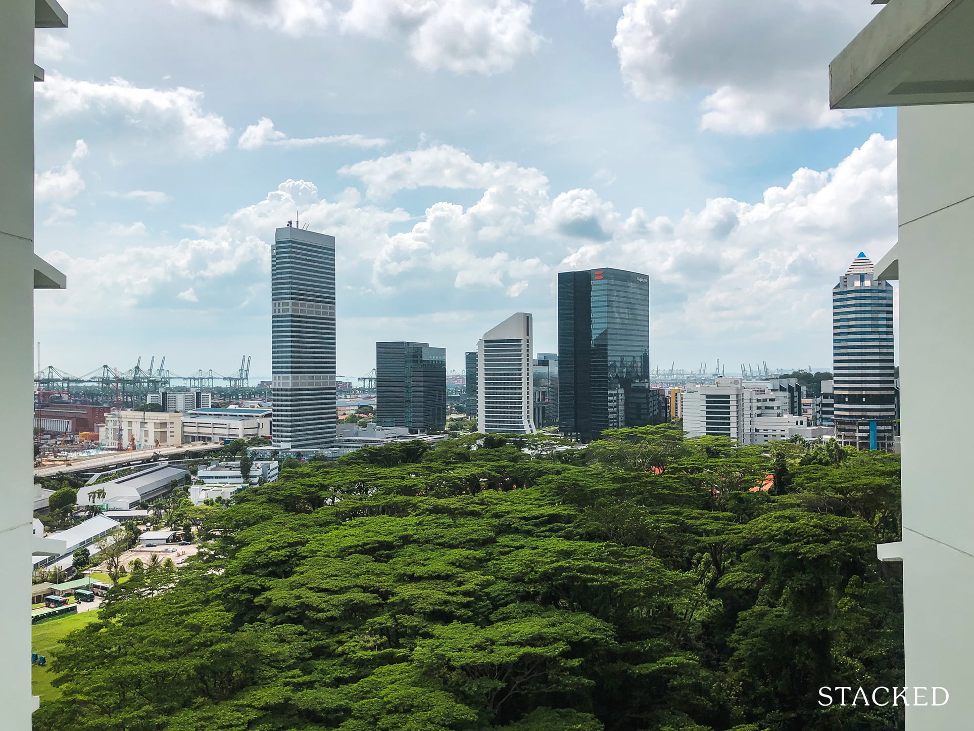 Telok Blangah Parcview top view buildings