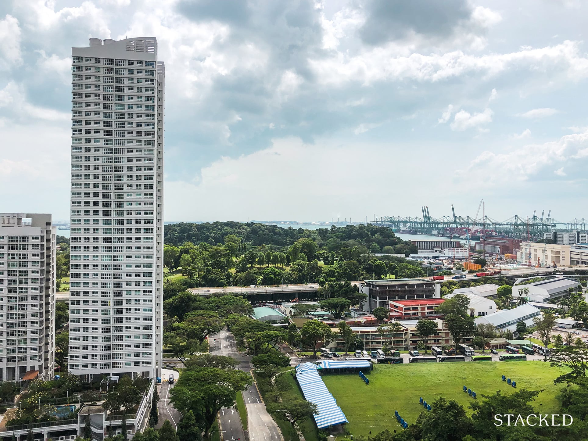 Telok Blangah Parcview top view buildings