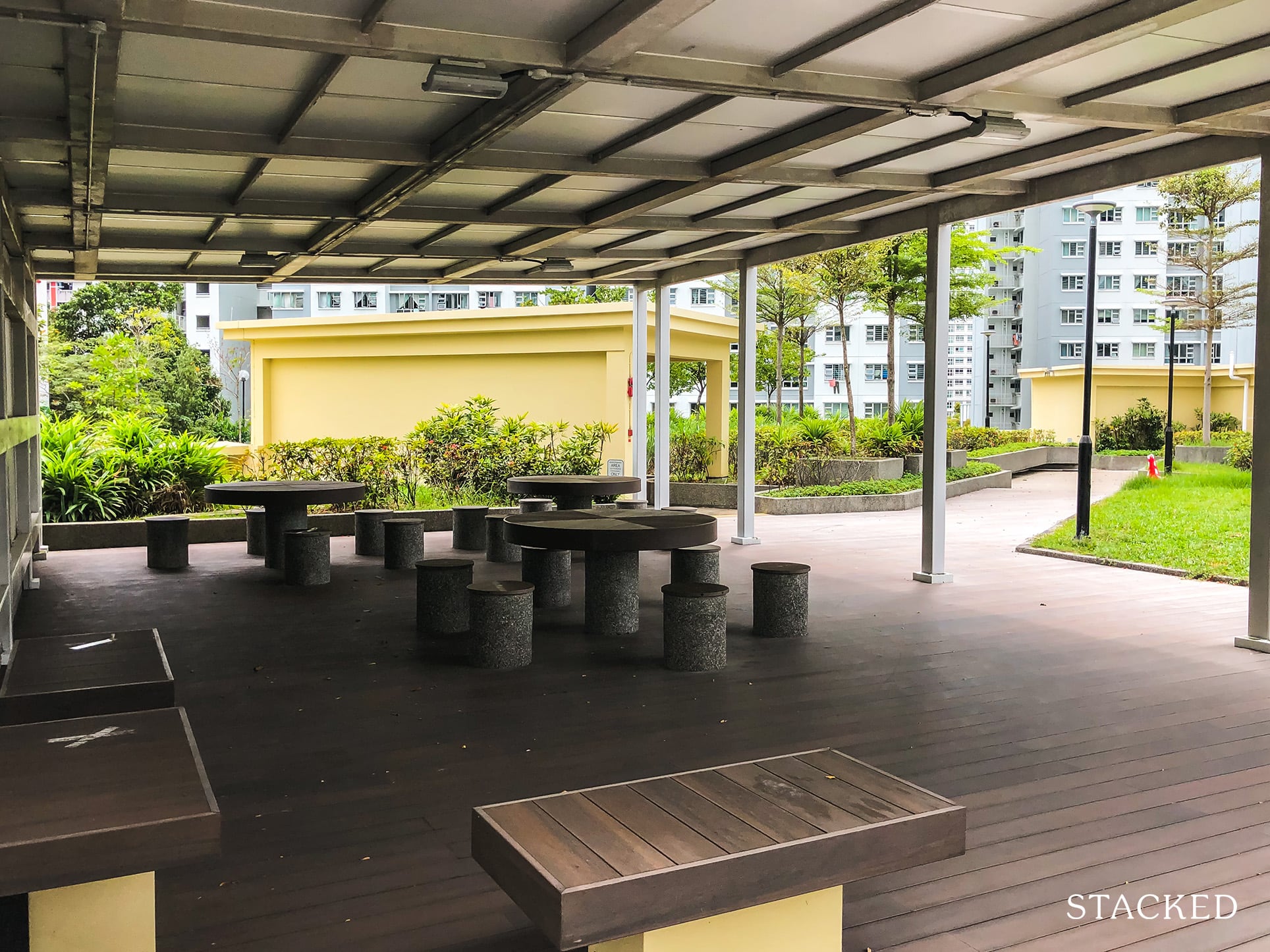 Telok Blangah Parcview sheltered seating