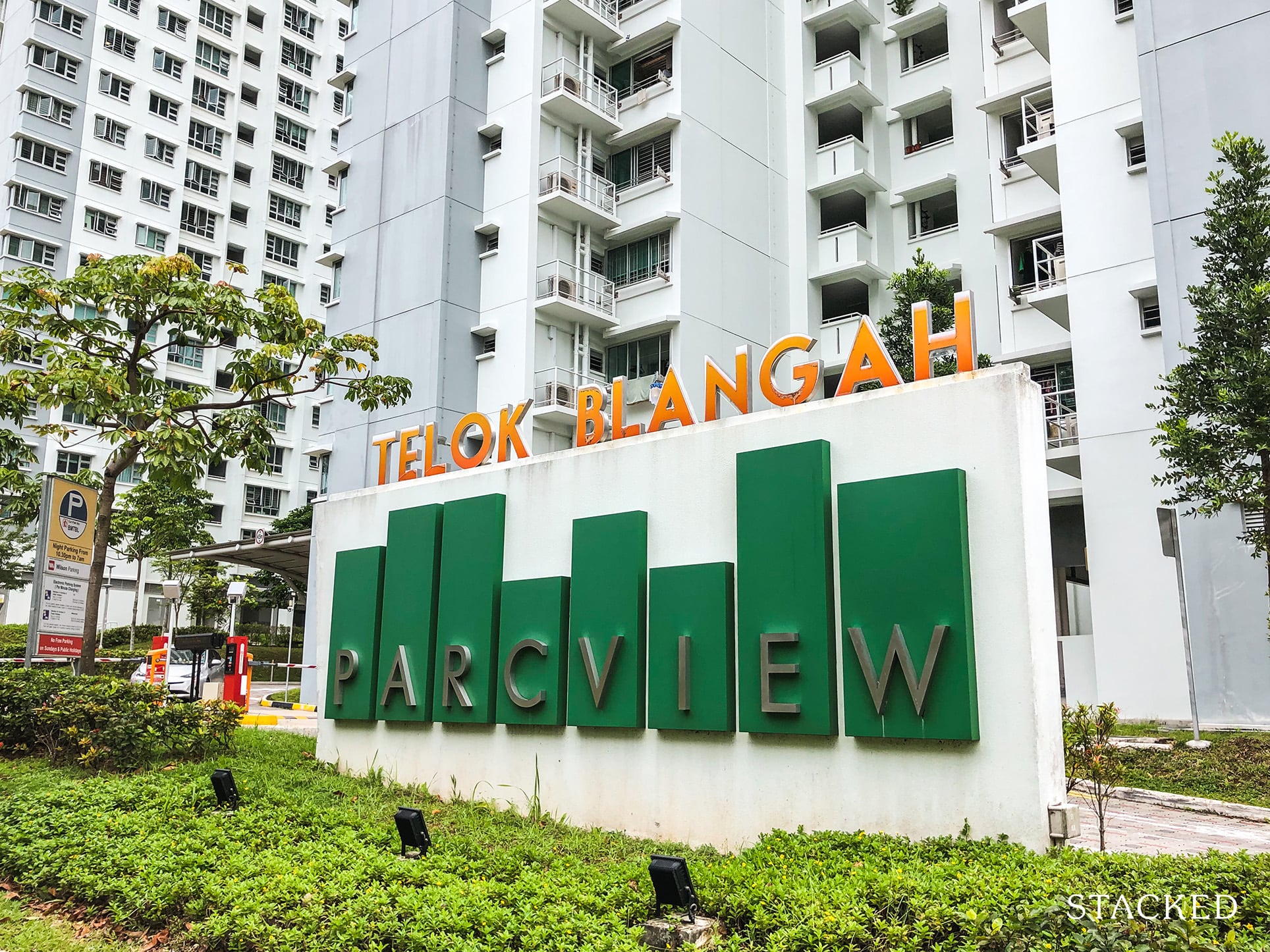 Telok Blangah Parcview signage