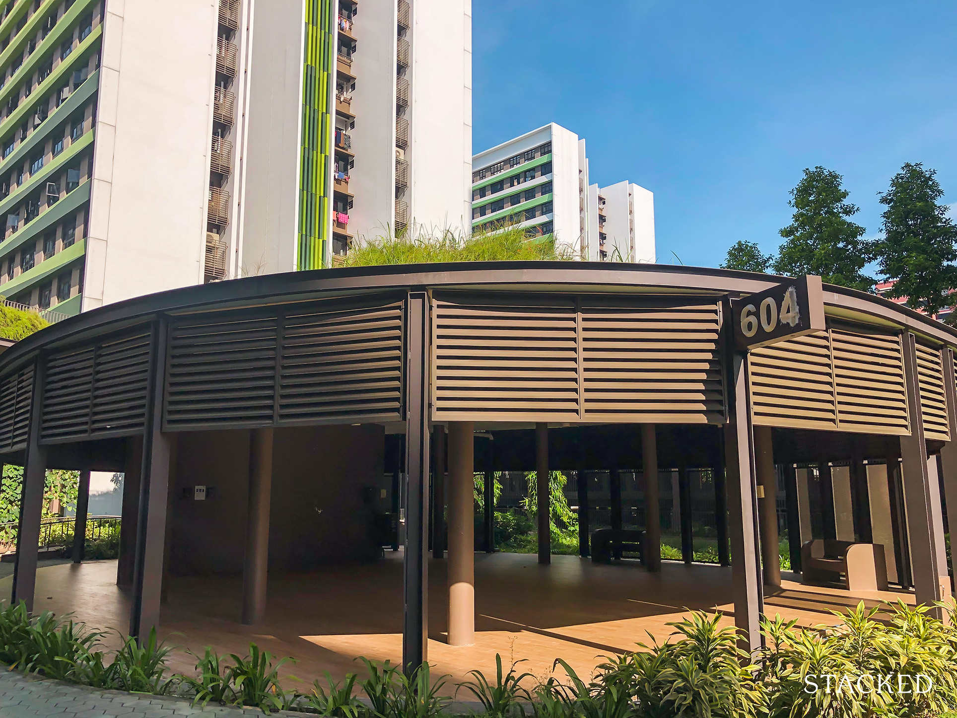 Tampines GreenRidges 162 round precinct pavilion