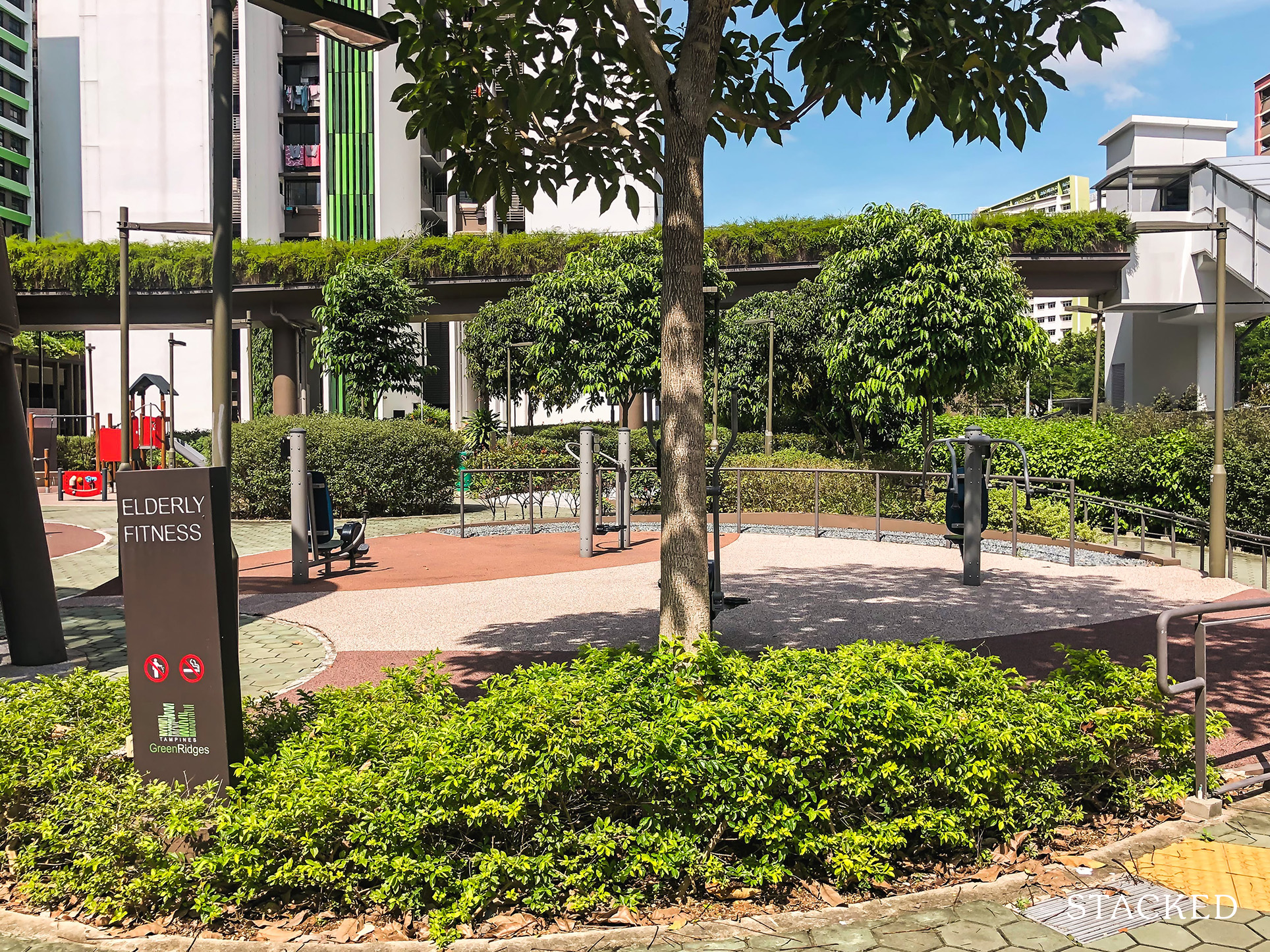 Tampines GreenRidges 38 elderly fitness station