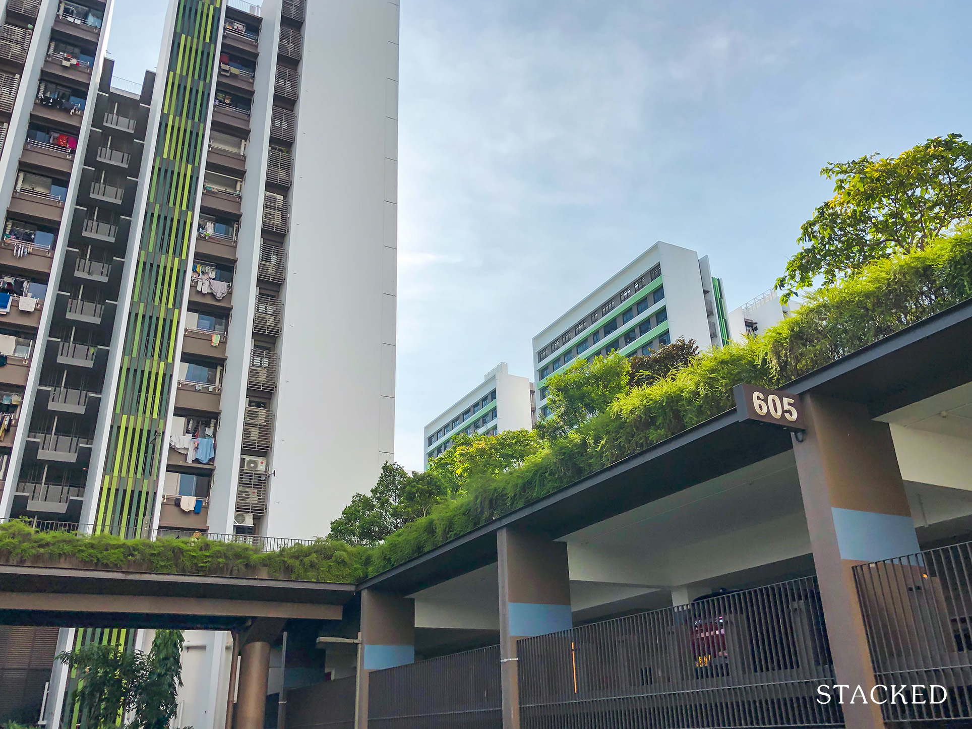 Tampines GreenRidges 164 car park