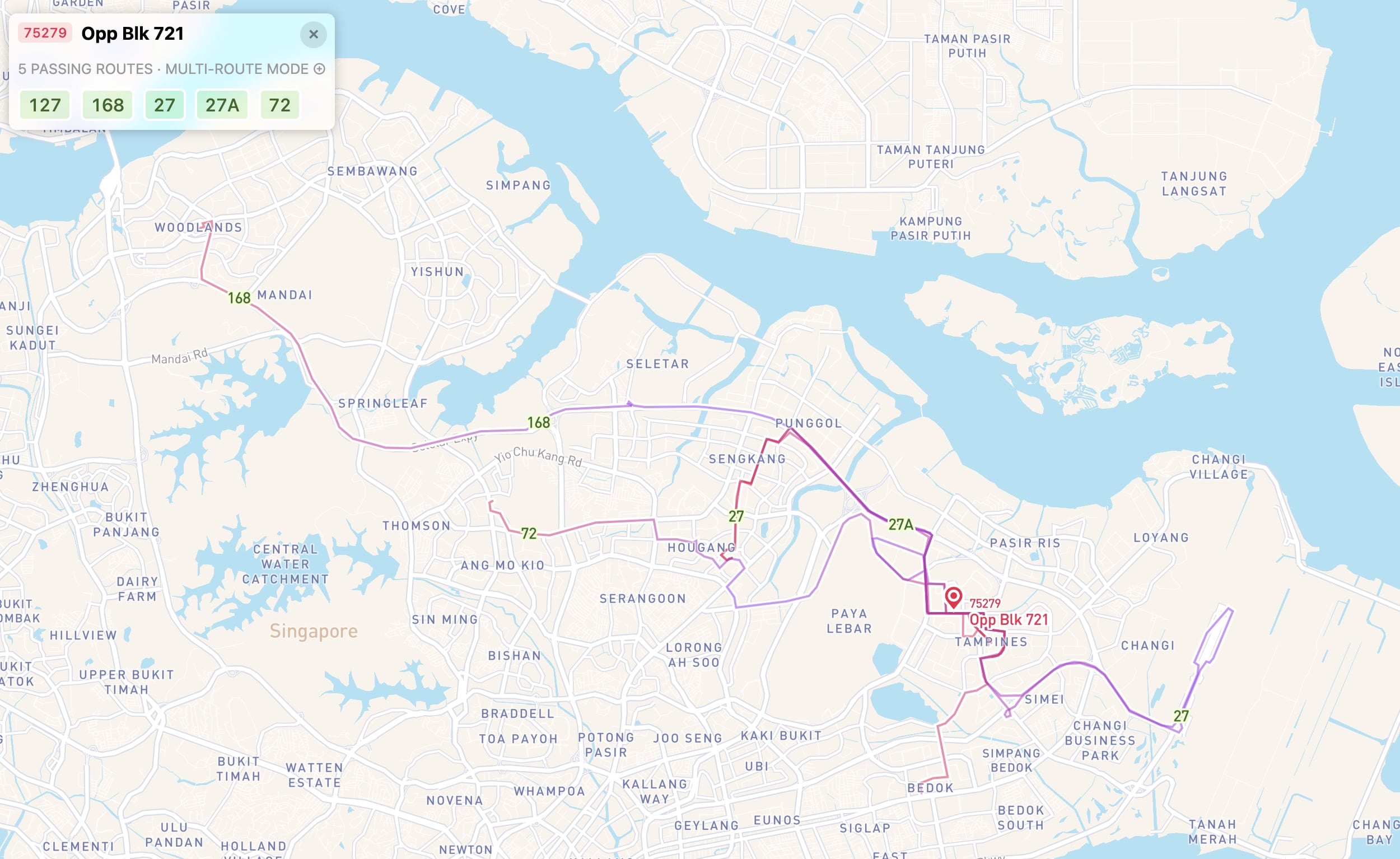 Tampines GreenRidges bus connectivity