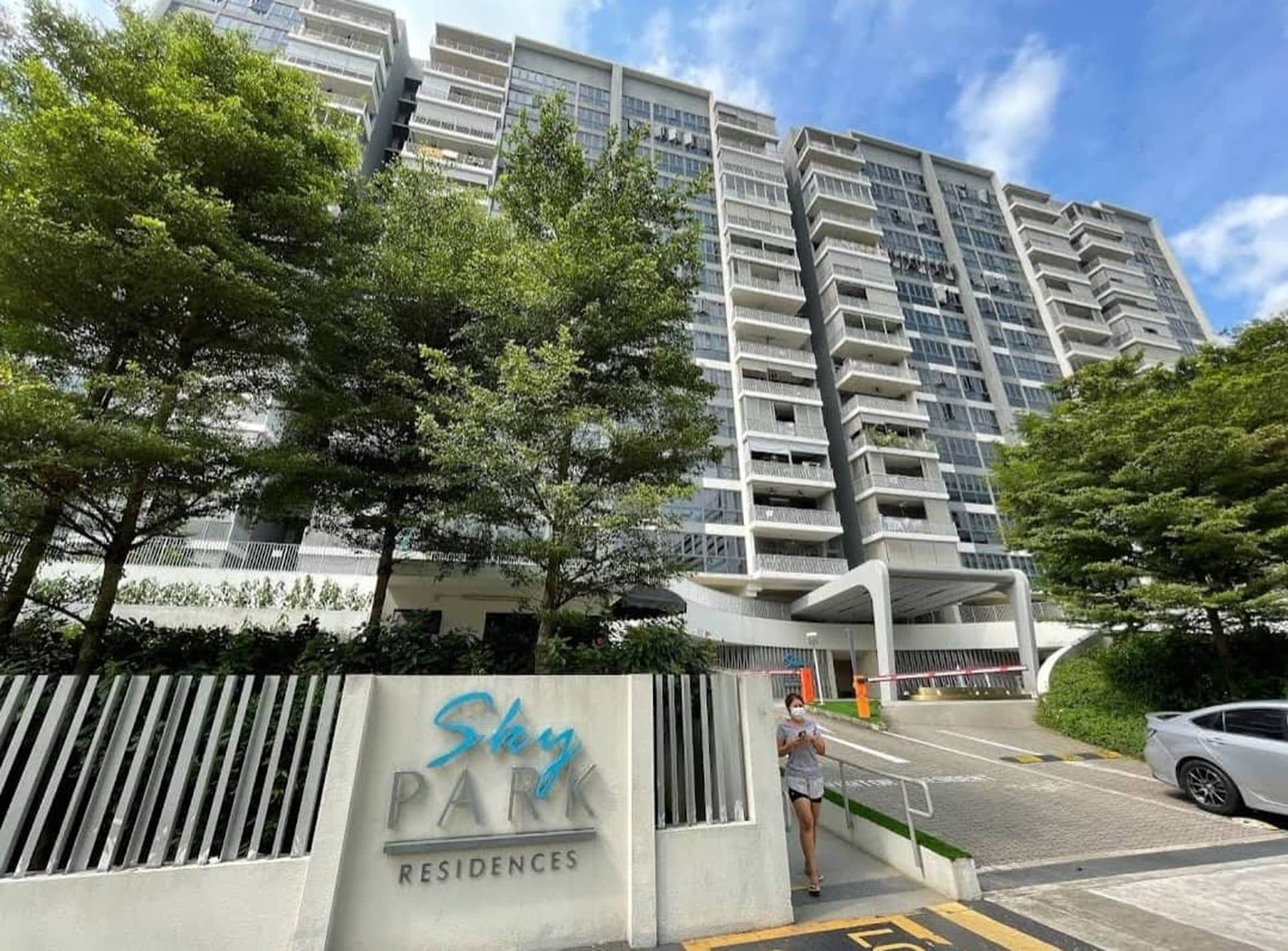 Skypark Residences Entrance