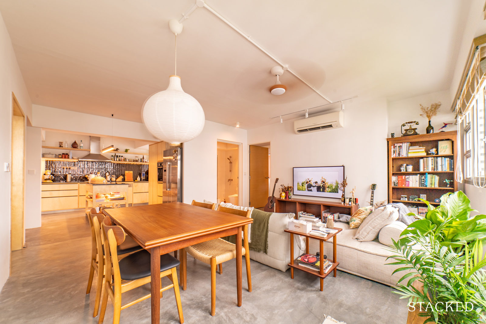 Tour A 1,001 Sqft HDB Home Transformation: How A Couple Broke Down Walls To Create A Bright Open-Plan Layout