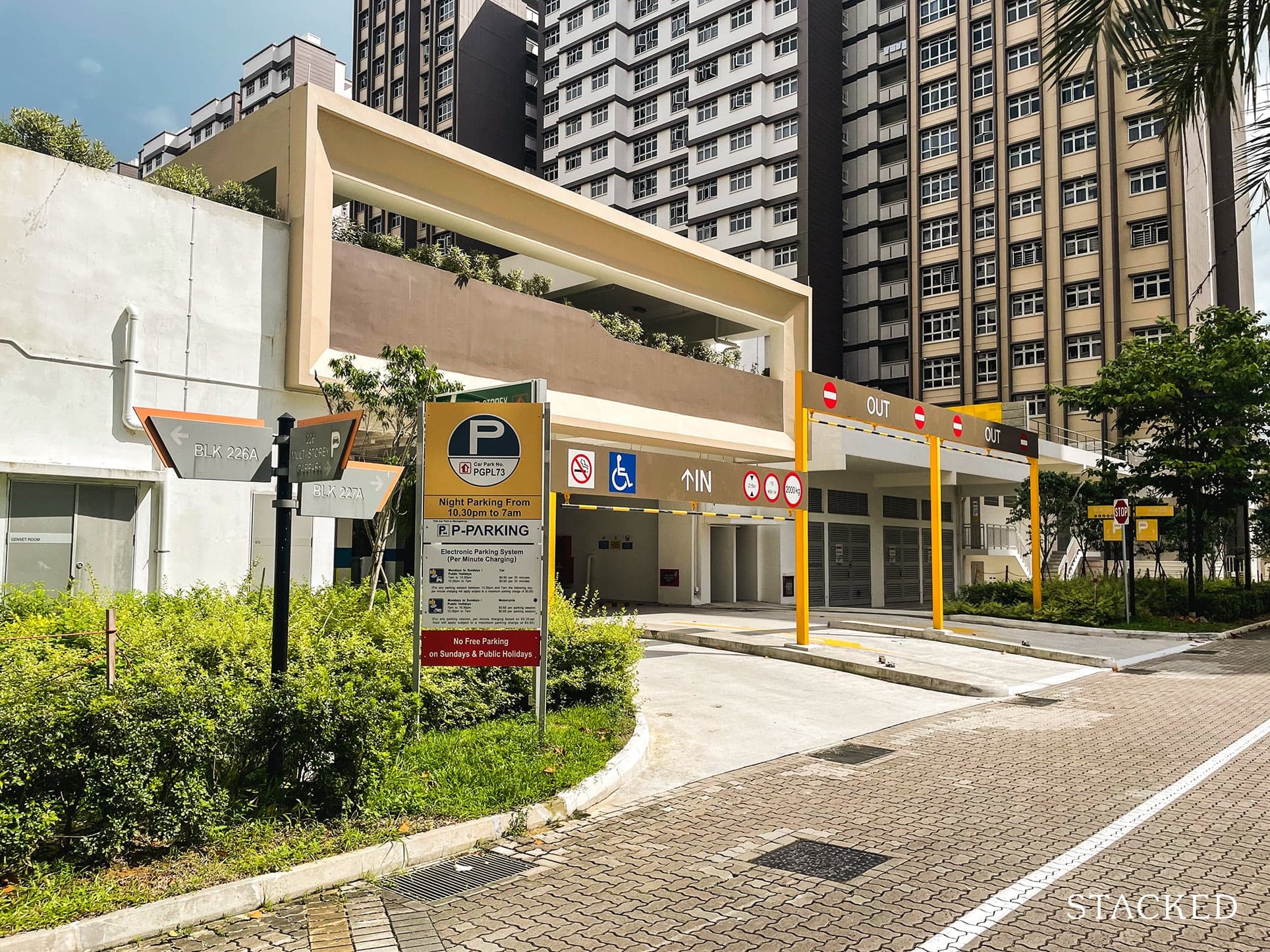 Matilda Sundeck carpark entrance