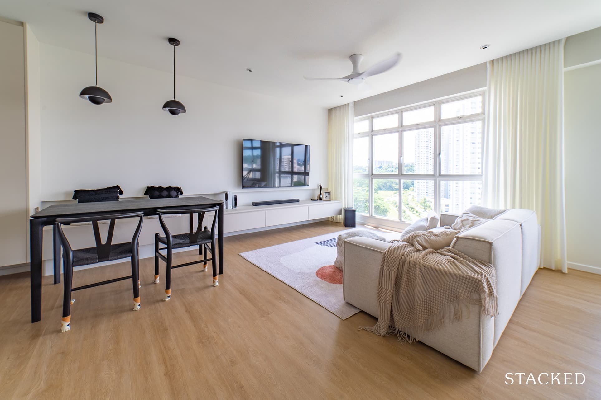 minimalist korean renovation telok blangah towers