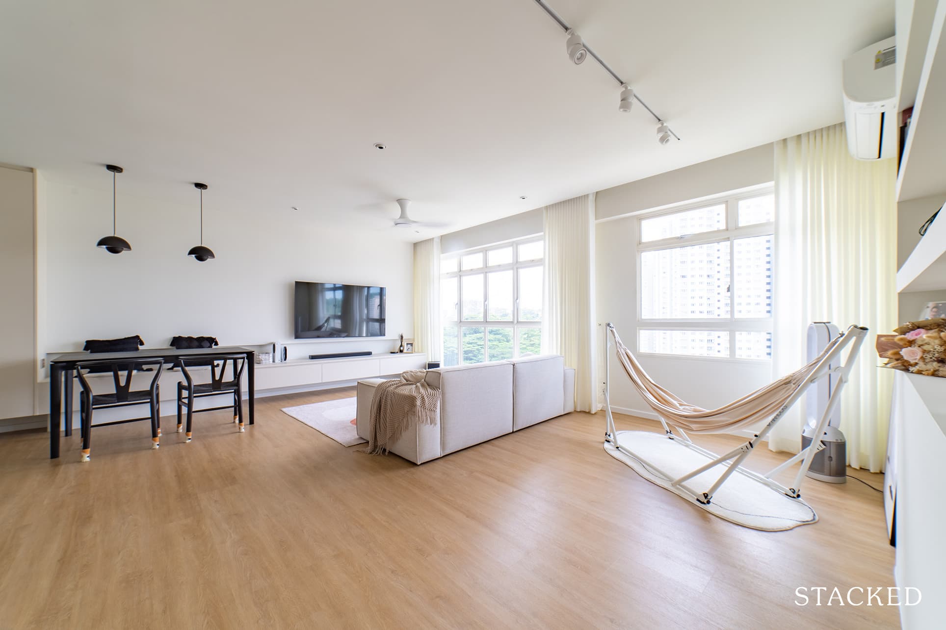 minimalist korean renovation telok blangah towers