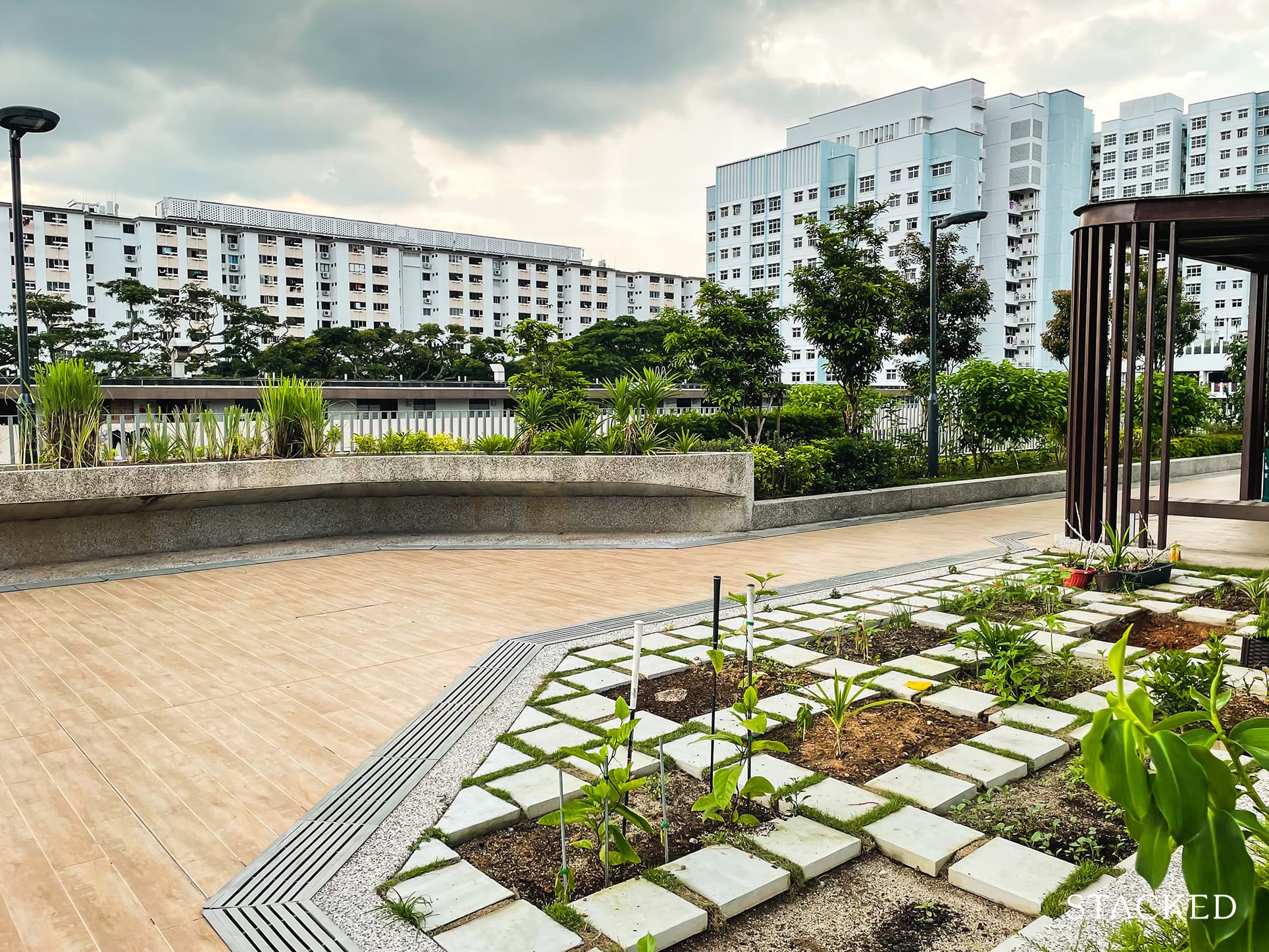 Hougang RiverCourt rooftop garden
