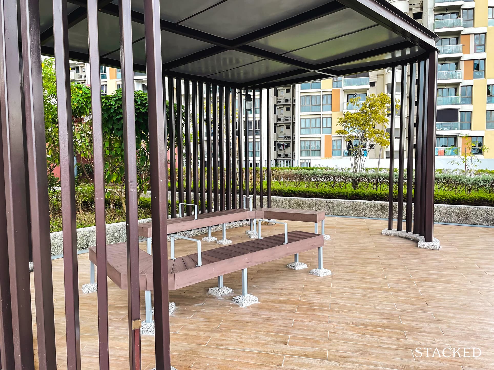 Hougang RiverCourt sheltered seating